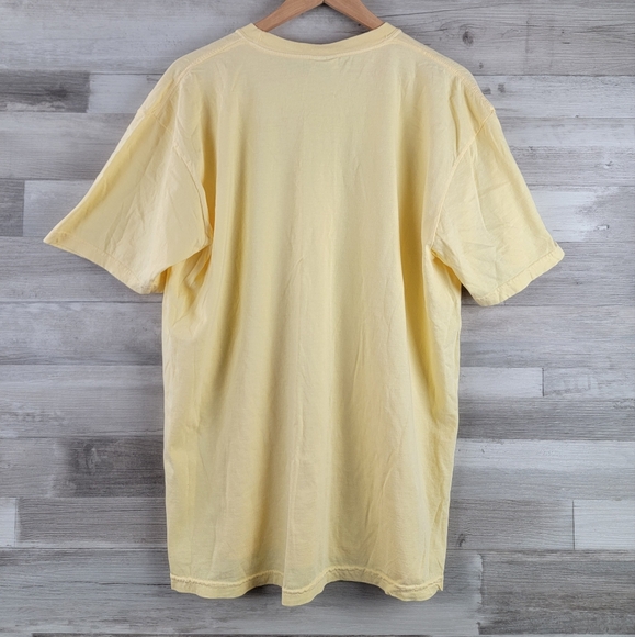 "Sweet Lemon Time* Comfort Colors Pastel Yellow Ring Spun Tee Size XL NWOT - Picture 4 of 11